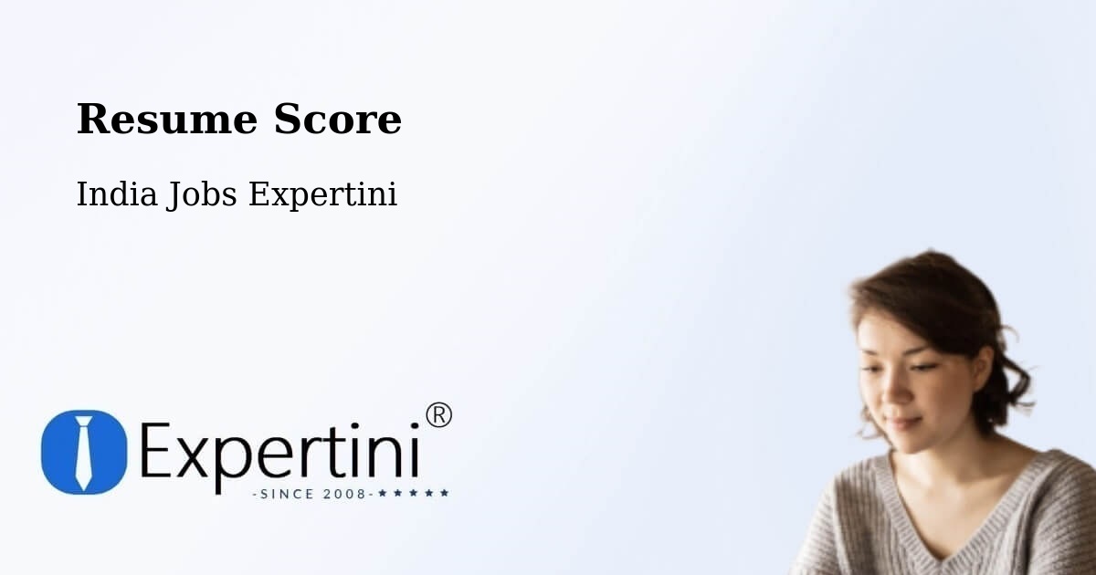 Resume Score & Job Description Match Tool – Kusmara - India Jobs Expertini